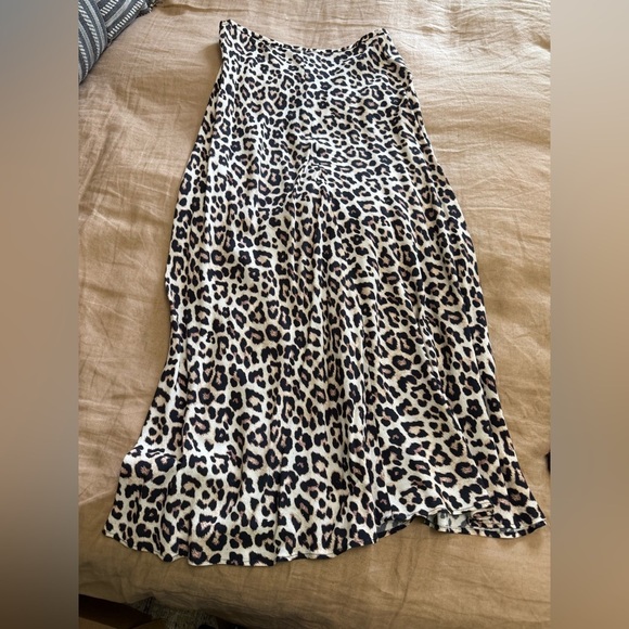 H&M Leopard Print midi Women's Skirt - Picture 1 of 5